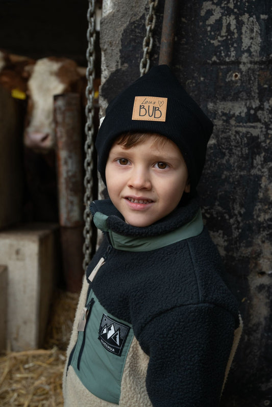 Wintermütze KINDER mit wählbarem Spruch