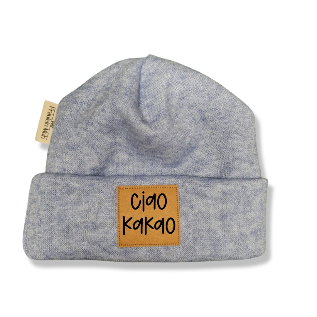 Wintermütze KINDER mit wählbarem Spruch